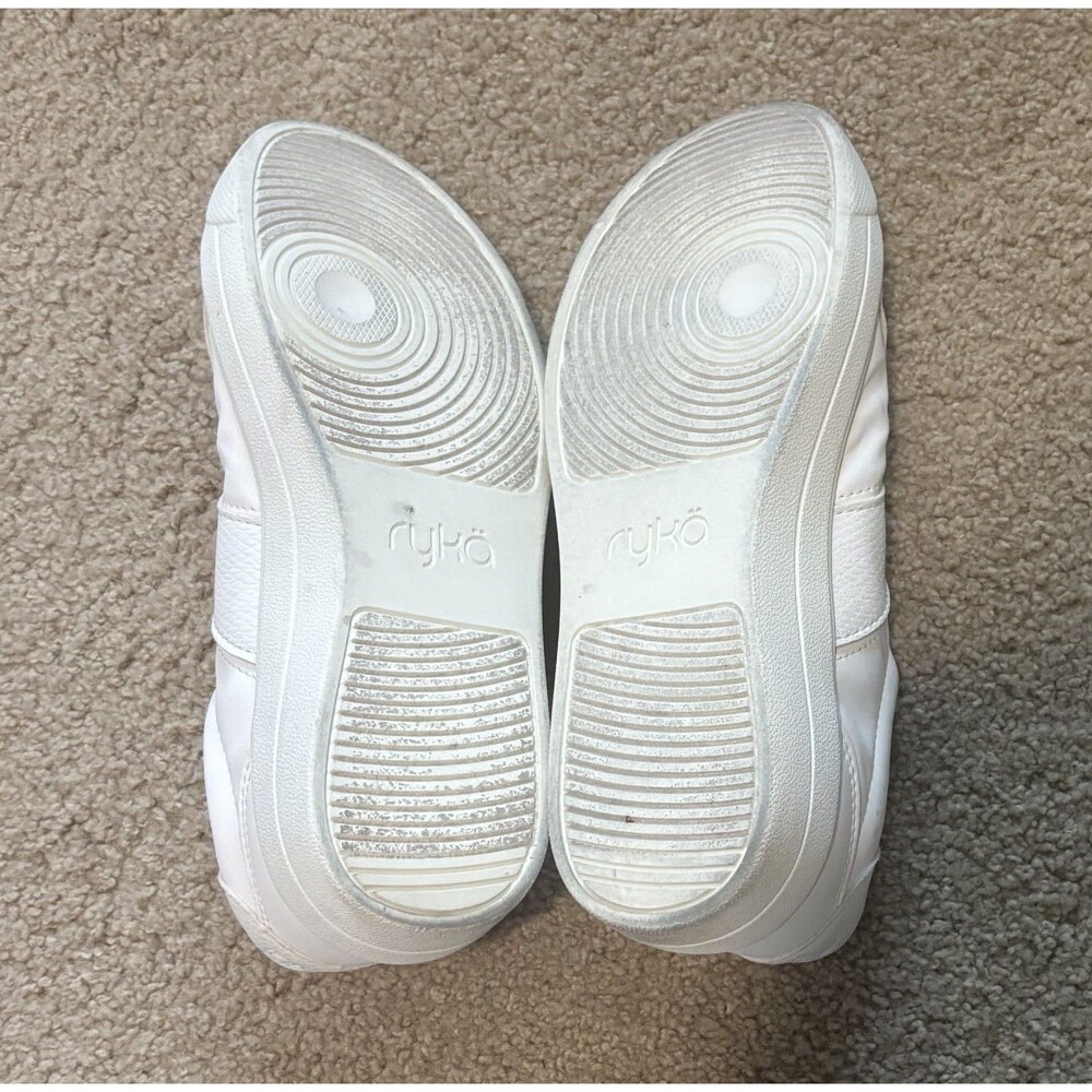 Ryka Lace-Up W7 Casual Sneakers Viv Classic White Minimalist Shoes - Picture 7 of 9